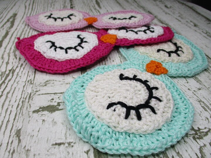 Häkelanleitung Eulen Schlafbrille