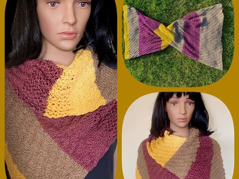 Anlis Famos, gestrickter Schal oder Loop