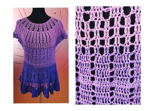 Tunika "Esperanza", Häkelanleitung