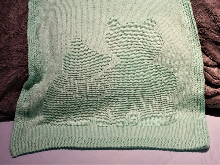 Strickanleitung Babydecke / Kinderdecke "Mom's Love"