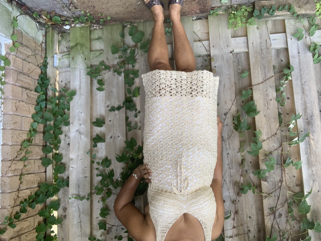 Crochet Tank Dress, size inclusive, easy crochet pattern