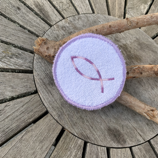 Abschminkpad Kommunion Konfirmation Taufe Stickdatei ITH 10x10 cm