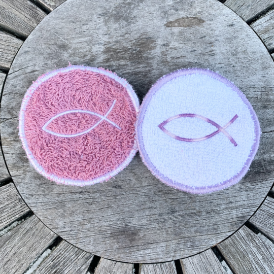 Abschminkpad Kommunion Konfirmation Taufe Stickdatei ITH 10x10 cm