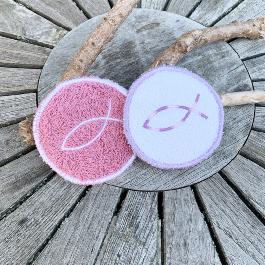 Abschminkpad Kommunion Konfirmation Taufe Stickdatei ITH 10x10 cm