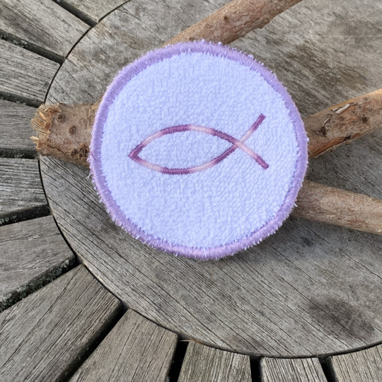 Abschminkpad Kommunion Konfirmation Taufe Stickdatei ITH 10x10 cm