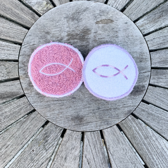 Abschminkpad Kommunion Konfirmation Taufe Stickdatei ITH 10x10 cm