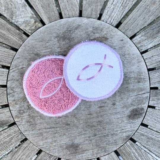 Abschminkpad Kommunion Konfirmation Taufe Stickdatei ITH 10x10 cm