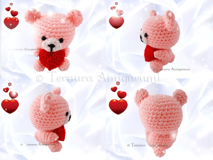 Crochet pattern Little baby bear