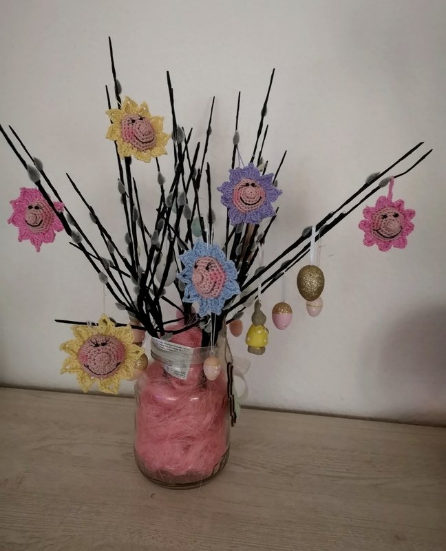 Crochet Pattern Pendant Cheeky Flower - Image 5