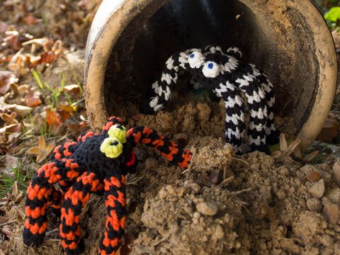 Häkelanleitung für Spinne Kanoya