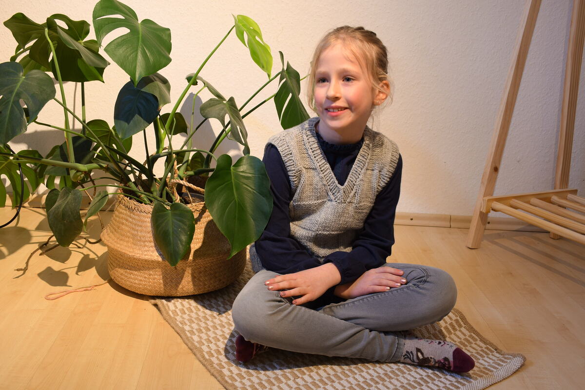 Strickanleitung Kinderpullunder Karoslipover (98/104-146/152) - Bild 7