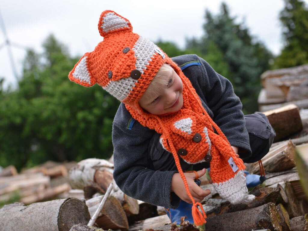 Häkelanleitung für Kindermütze Kitsune - Bild 5