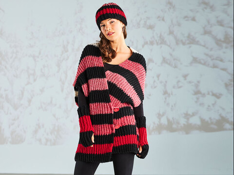 WESTE, MÜTZE & ARMSTULPEN