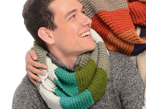 Strickanleitung für Schlauchschal Miami