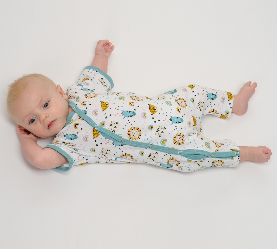 Baby Romper LEON – PDF Sewing Pattern with Long and Short Sleeves