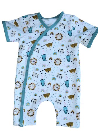 Baby romper / coverall for girls or boys pattern pdf LEON