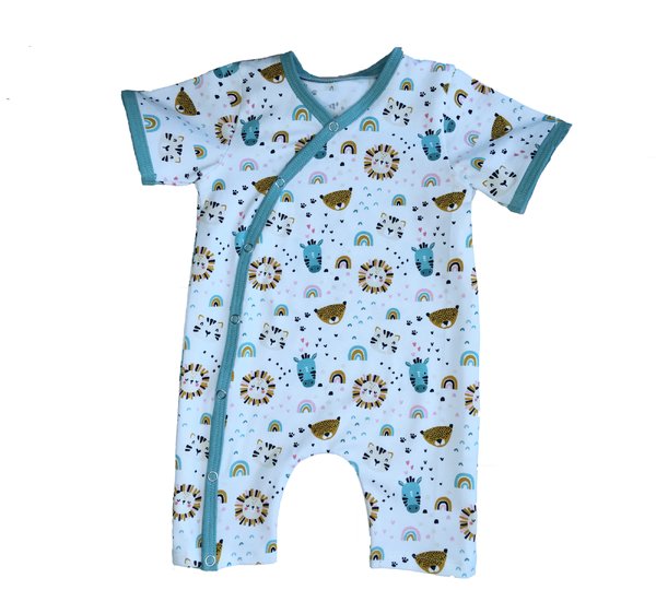 Schnittmuster Baby-Strampler LEON – Anleitung Datei Gr. 50/56–98/104