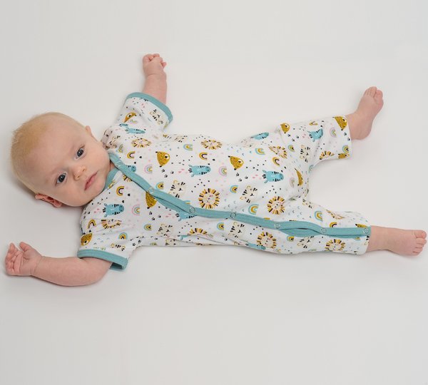 Schnittmuster Baby-Strampler LEON – Anleitung Datei Gr. 50/56–98/104