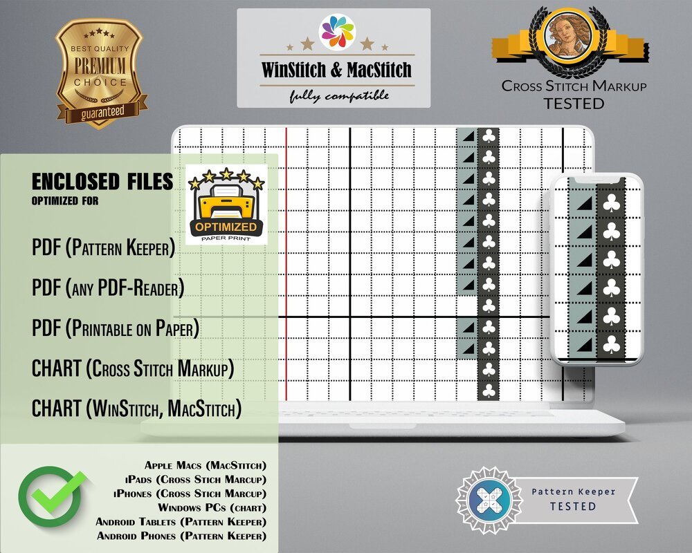 Sailboat Reflection > Cross Stitch Pattern PDF - Image 4