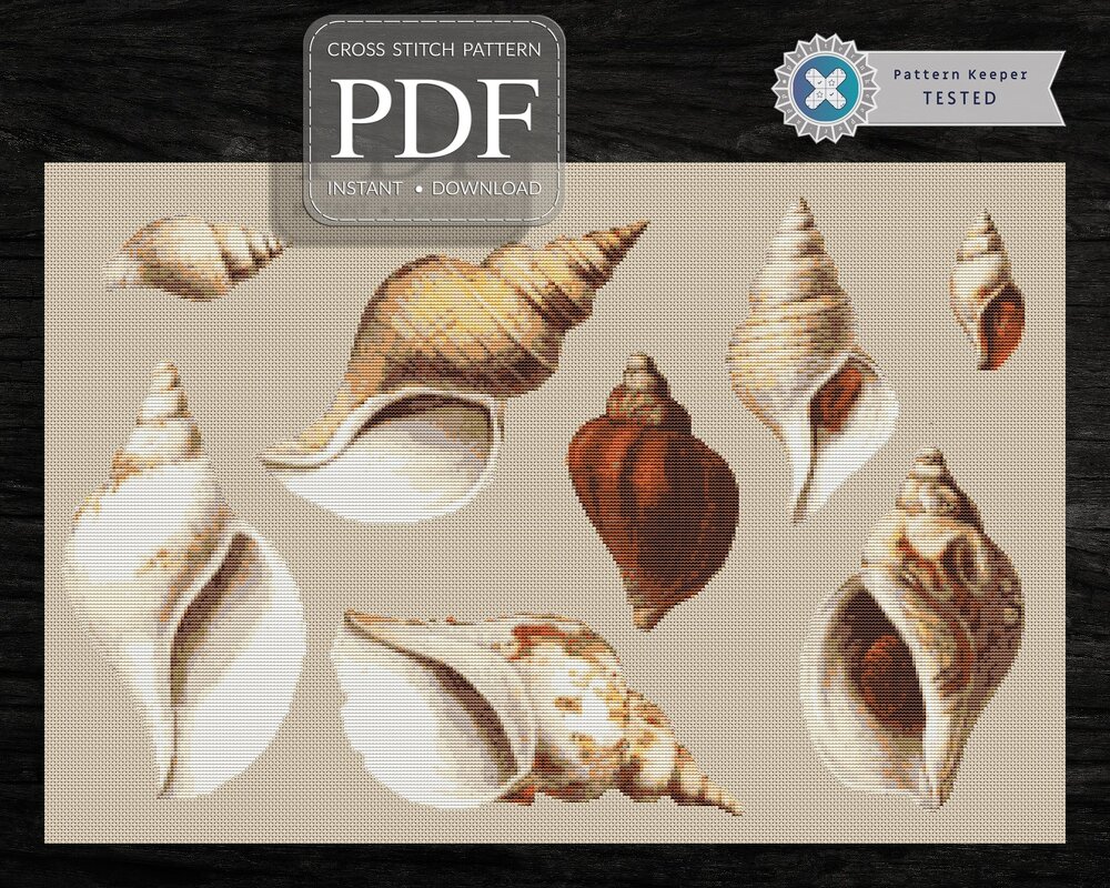 Conch Collection > Cross Stitch Pattern PDF