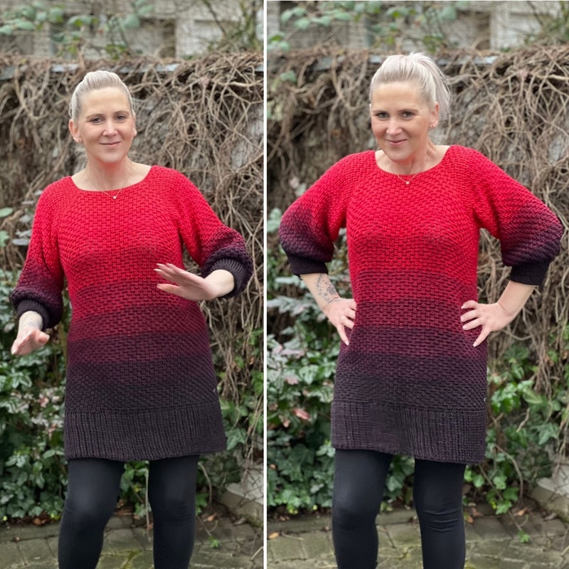 Häkelanleitung Pullover "Graf Dracula" - Bild 2