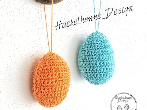 Häkelanleitung Osterei Dekoanhänger