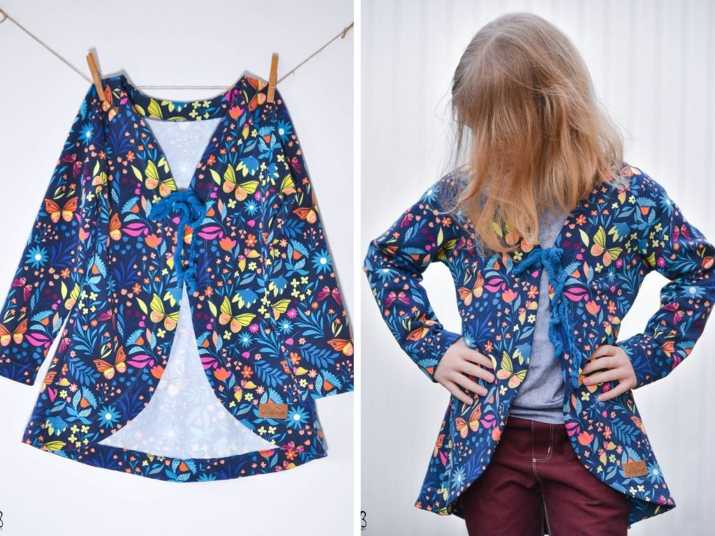 CARLY - Cardigan nähen für Kinder 116/122-164/170
