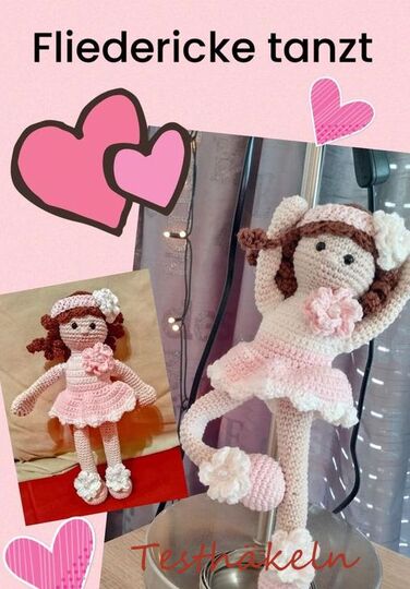 Püppchen "Fliedericke" - Häkelanleitung PDF