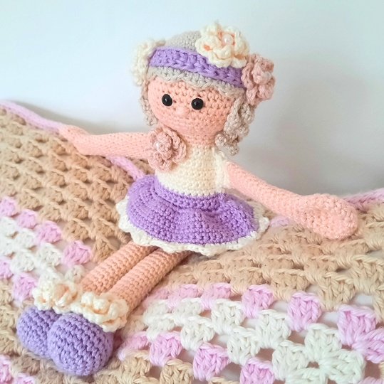 Püppchen "Fliedericke" - Häkelanleitung PDF