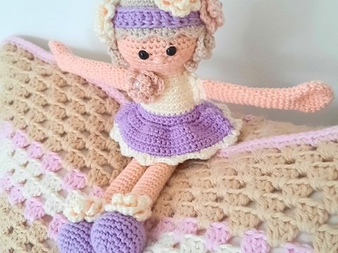 Püppchen "Fliedericke" - Häkelanleitung PDF
