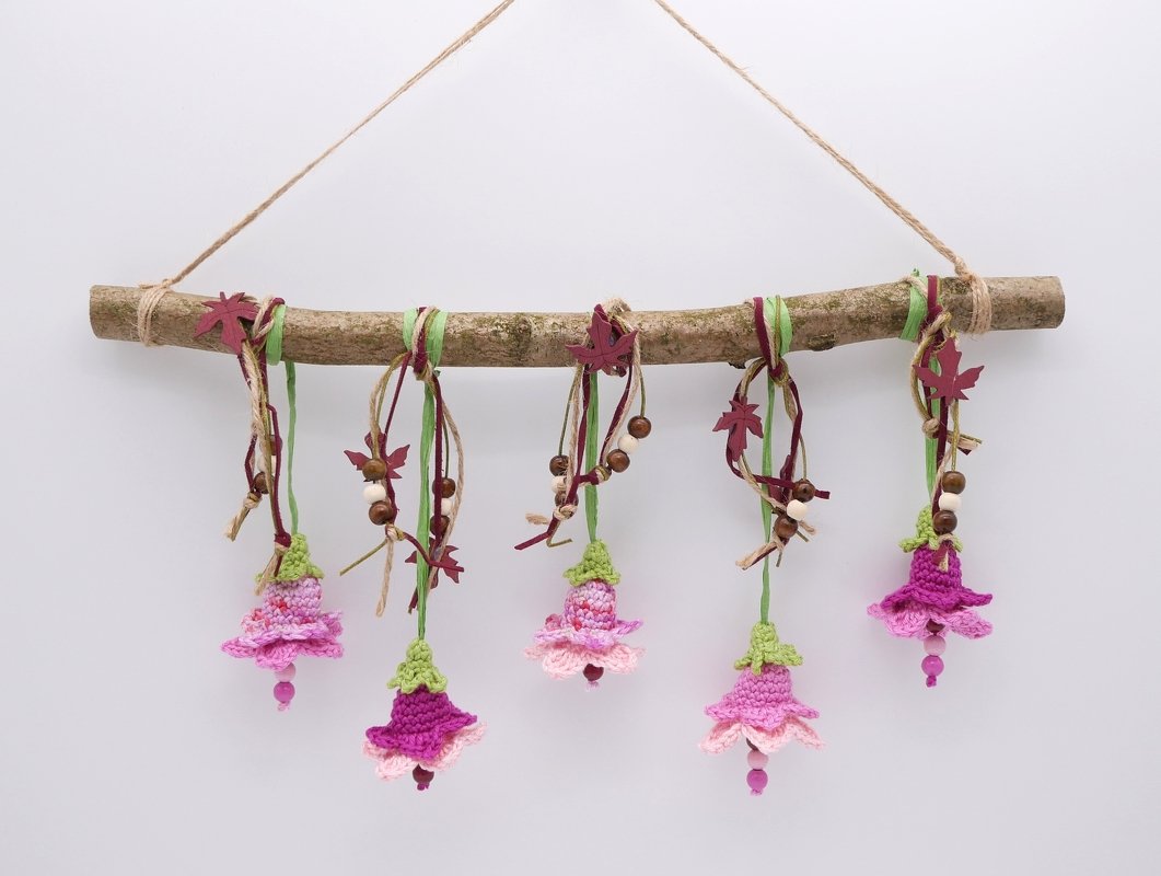 Häkelanleitung Zauberglöckchen am Dekoast - Bild 2