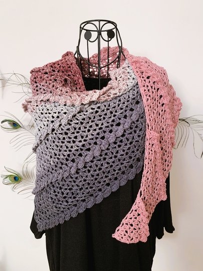 Häkelanleitung Dreieckstuch "Ilaria"