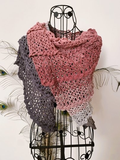 Häkelanleitung Dreieckstuch "Ilaria"