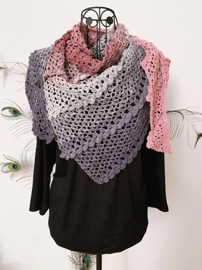 Häkelanleitung Dreieckstuch "Ilaria"