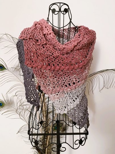 Häkelanleitung Dreieckstuch "Ilaria"