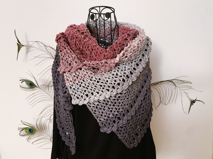 Häkelanleitung Dreieckstuch "Ilaria"