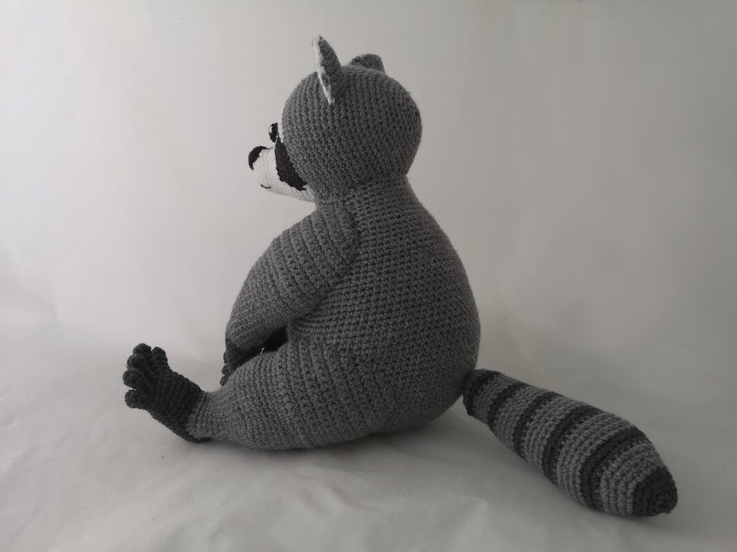 großer Waschbär - Häkelanleitung von NiggyArts - Bild 2