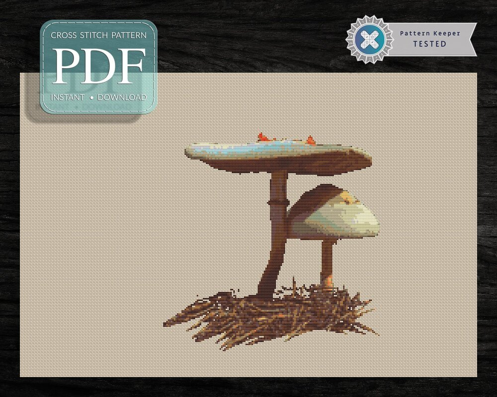 Acute Toxic > Cross Stitch Pattern PDF