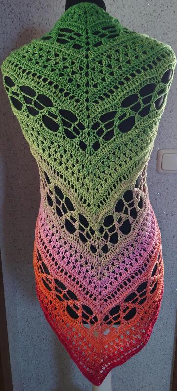 Tuch Laurora häkeln - Bild 3