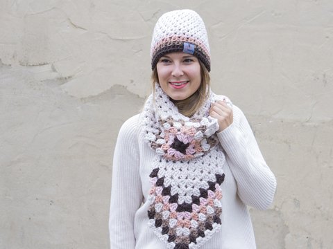 Häkelanleitung Schal Shimane