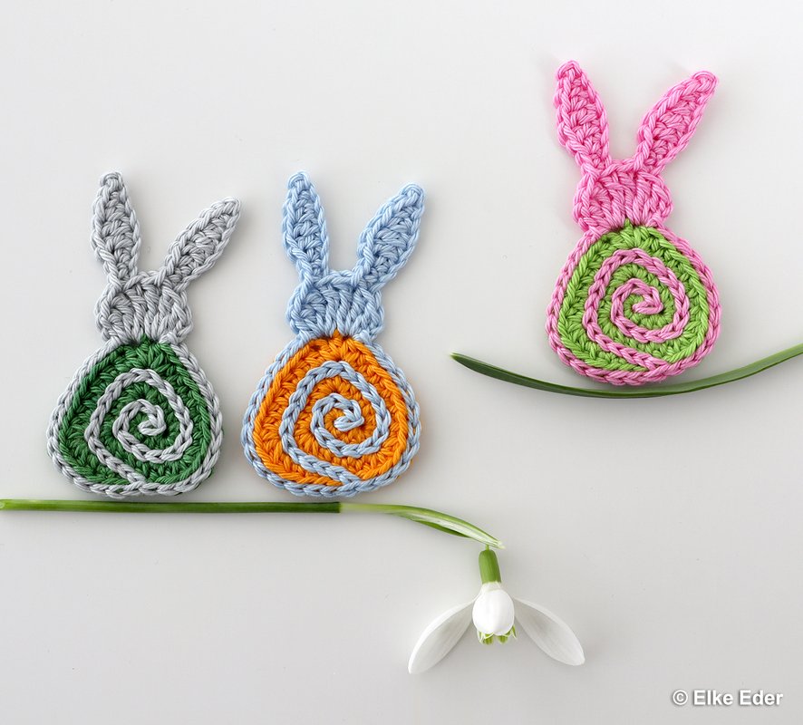 Modern Easter Egg „Spirelli” - Colorful Easter Decoration / Crochet Pattern - Image 3