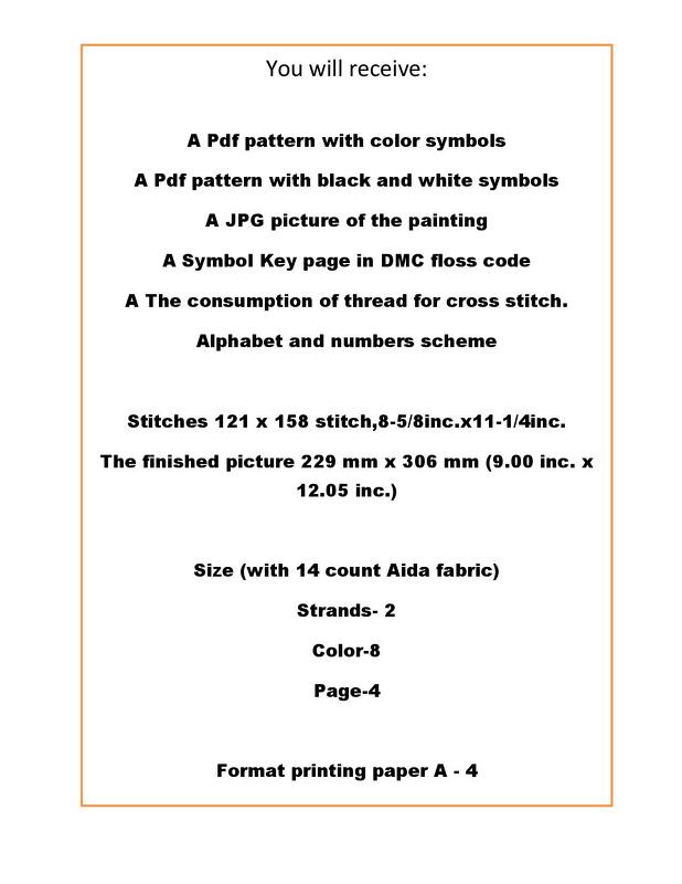 Baby birth announcement modern cross stitch pattern - Image 4