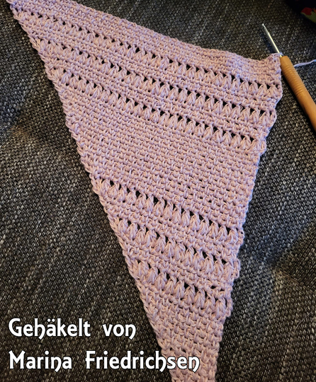 Crochet pattern shawl Abraxas