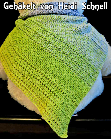 Crochet pattern shawl Abraxas