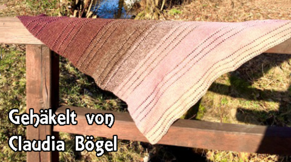 Crochet pattern shawl Abraxas