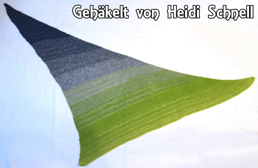 Crochet pattern shawl Abraxas