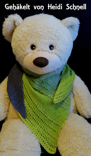 Crochet pattern shawl Abraxas