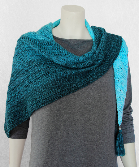 Crochet pattern shawl Abraxas