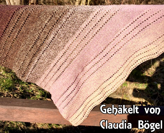 Crochet pattern shawl Abraxas