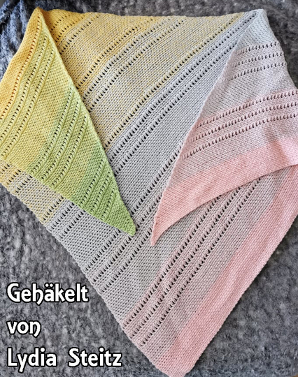 Häkelanleitung Dreieckstuch Abraxas